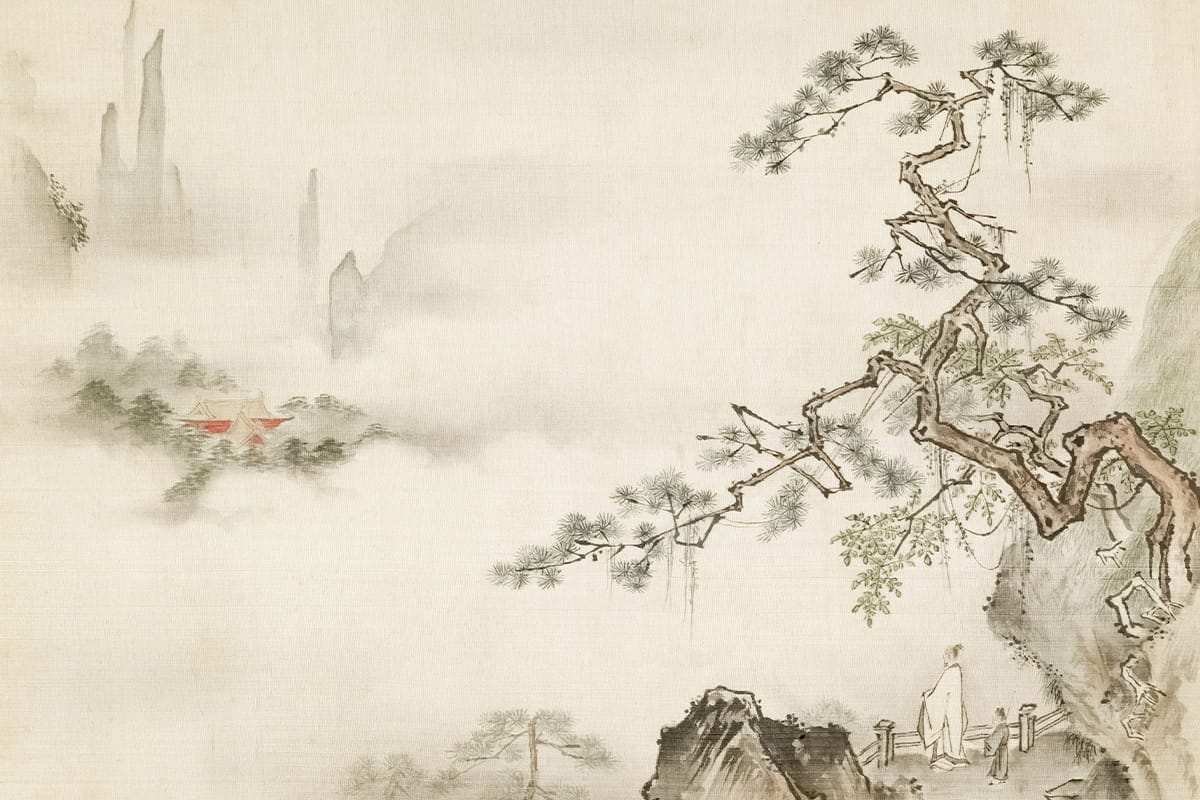 青花瓷板画