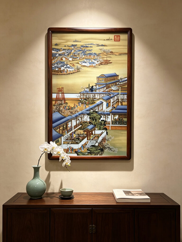 以瓷为媒,<br />
传承与创新并行。